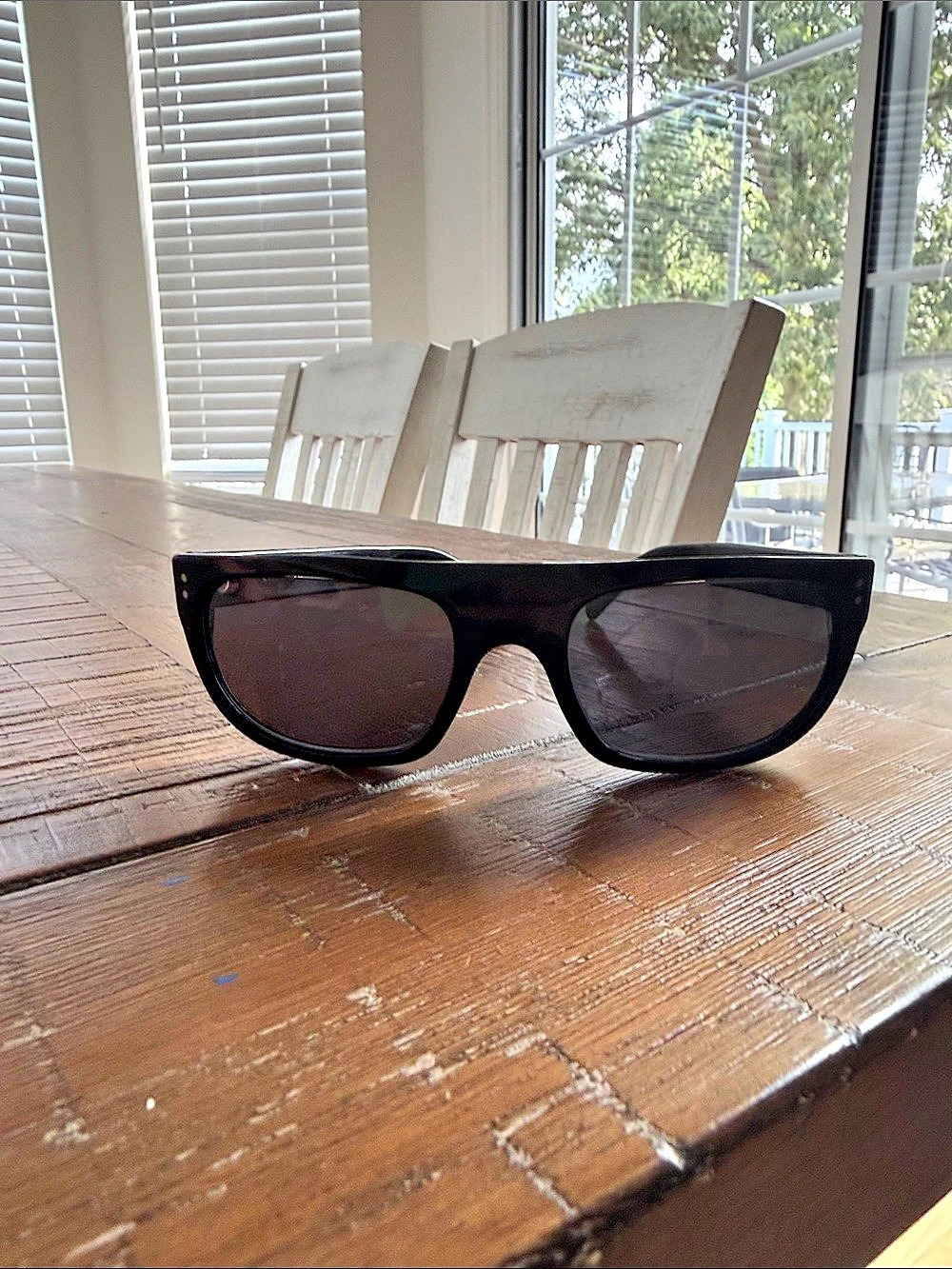 CELINE Flat Top Sunglasses CL40015I Black